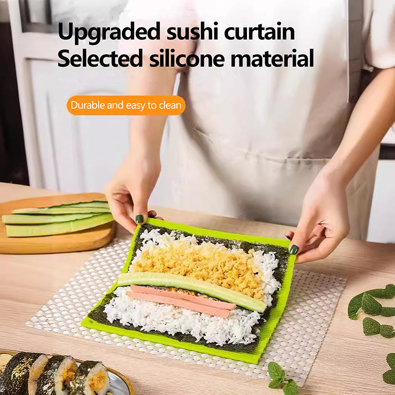 Sushi Mat Bamboo - 1 Buah Alas Gulung Sushi Imitasi