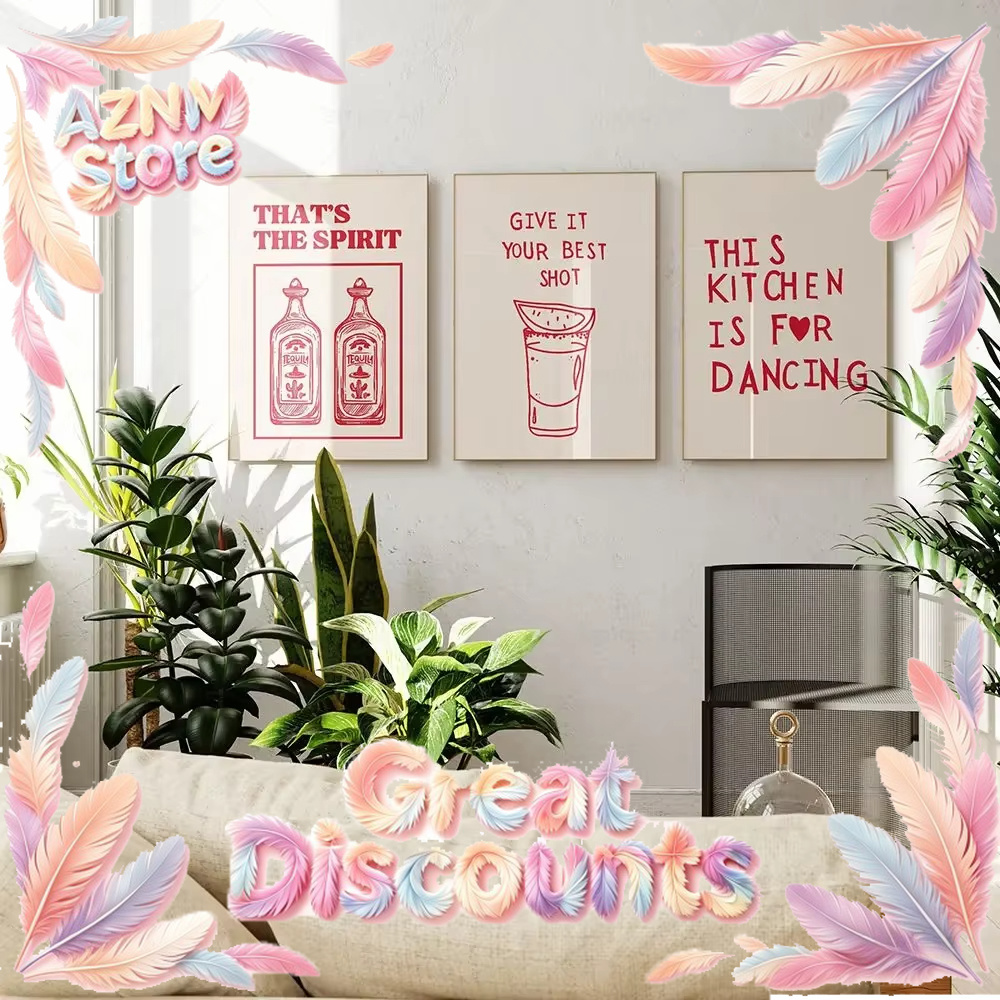 Home Cooking Quotes - 2026 Poster Seni Memasak Minimalis Dapur,