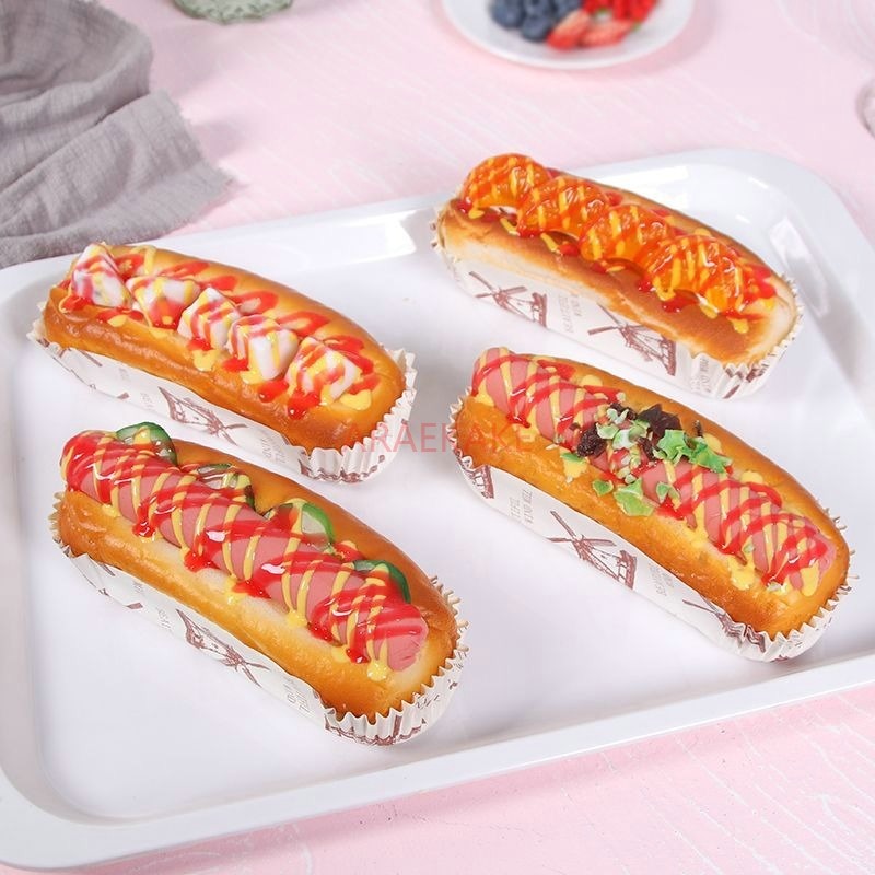 Home Cooking Dog Food - 1 Buah Model Memasak Hot Dog
