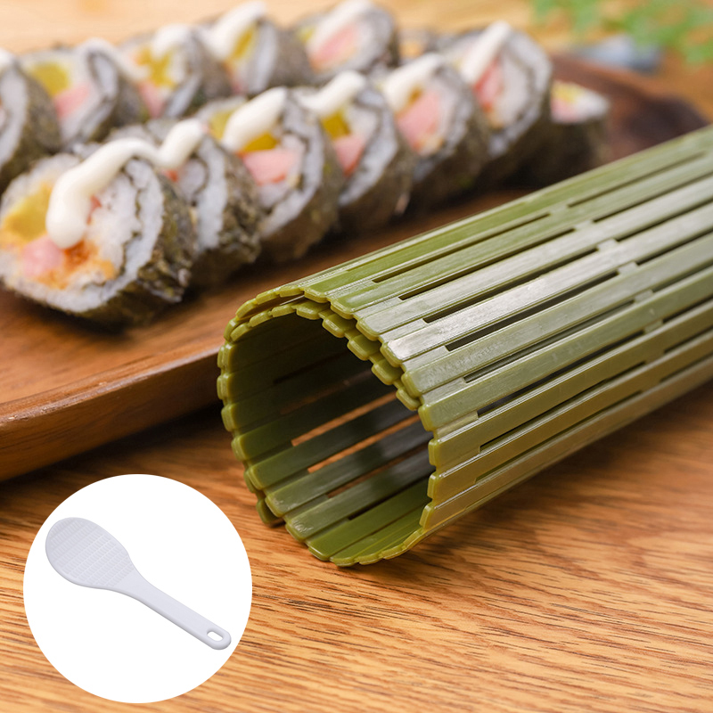 Sushi Mat Bamboo - Besar hijau plastik alat Sushi Kimbap