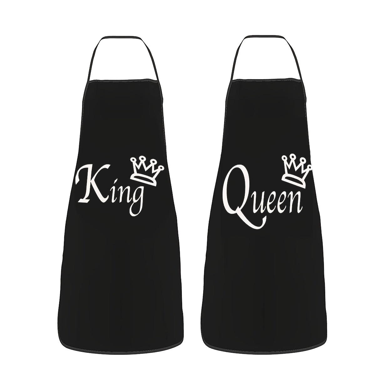 Home Cooking Queen - Celemek King & Queen hadiah dapur