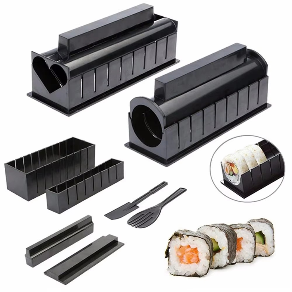 Sushi Mat Bamboo - Set Pembuat Sushi Jepang 3/10 pcs,
