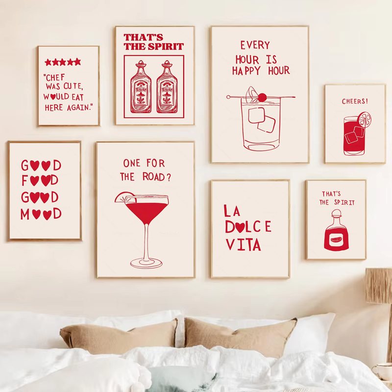 Home Cooking Quotes - 1 Buah Poster Seni Memasak Dapur
