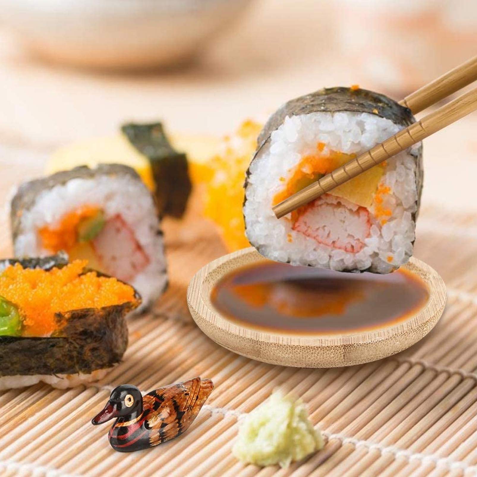 Set Pembuatan Sushi dengan Ber - Sushi Mat Bamboo ulasan dan harga