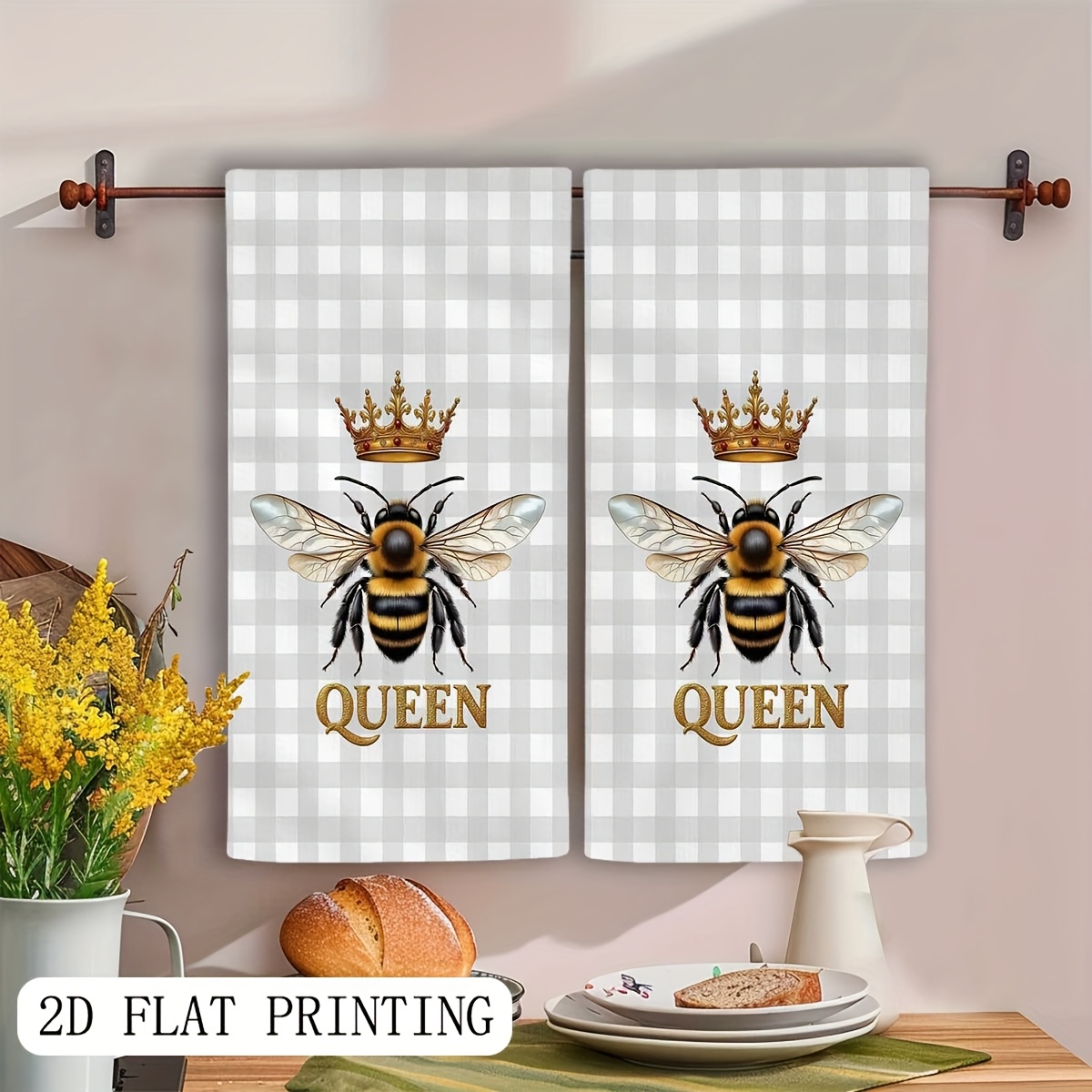 2 Buah, Handuk Dapur Motif Kot - Home Cooking Queen ulasan dan harga