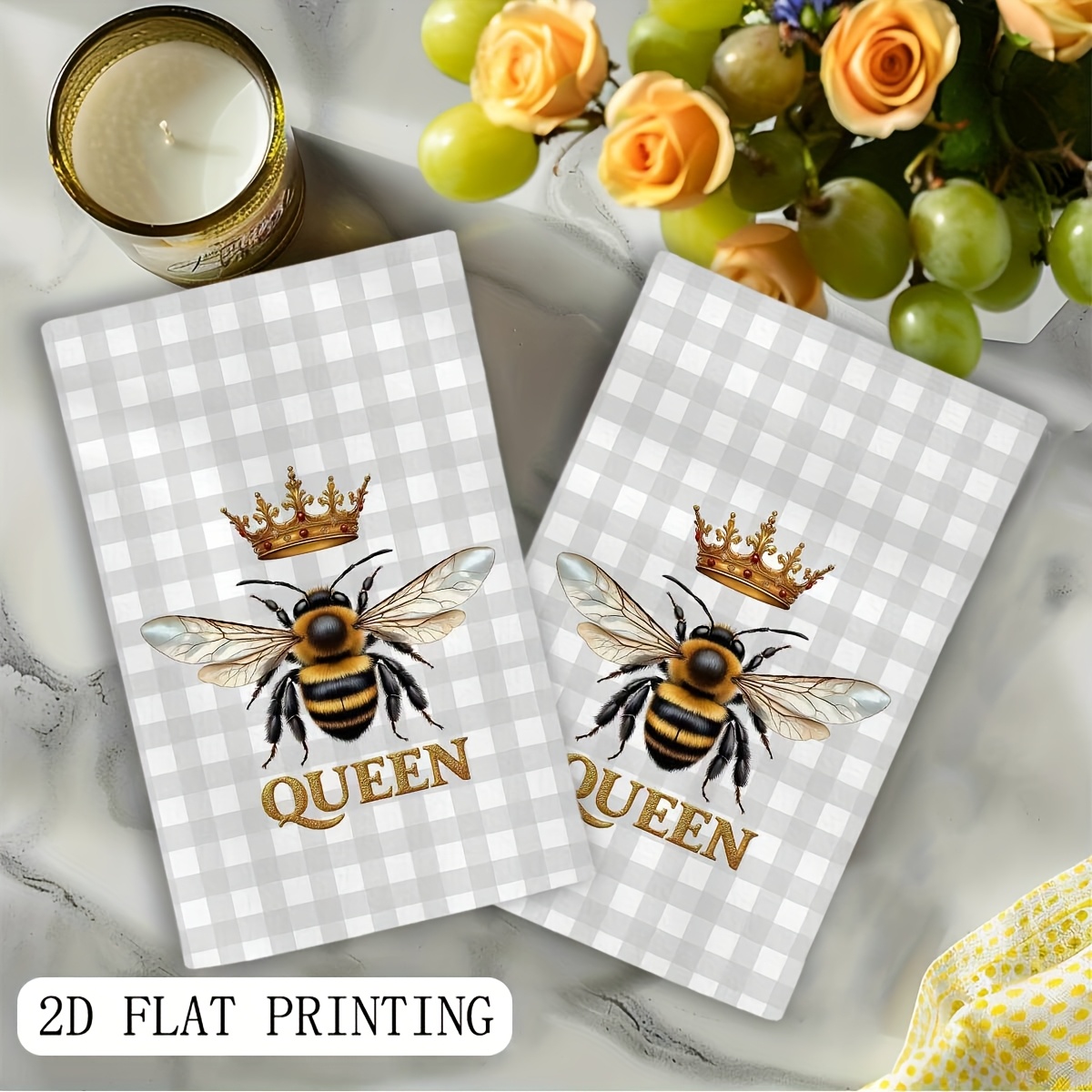 2 Buah, Handuk Dapur Motif Kot - Home Cooking Queen ulasan dan harga