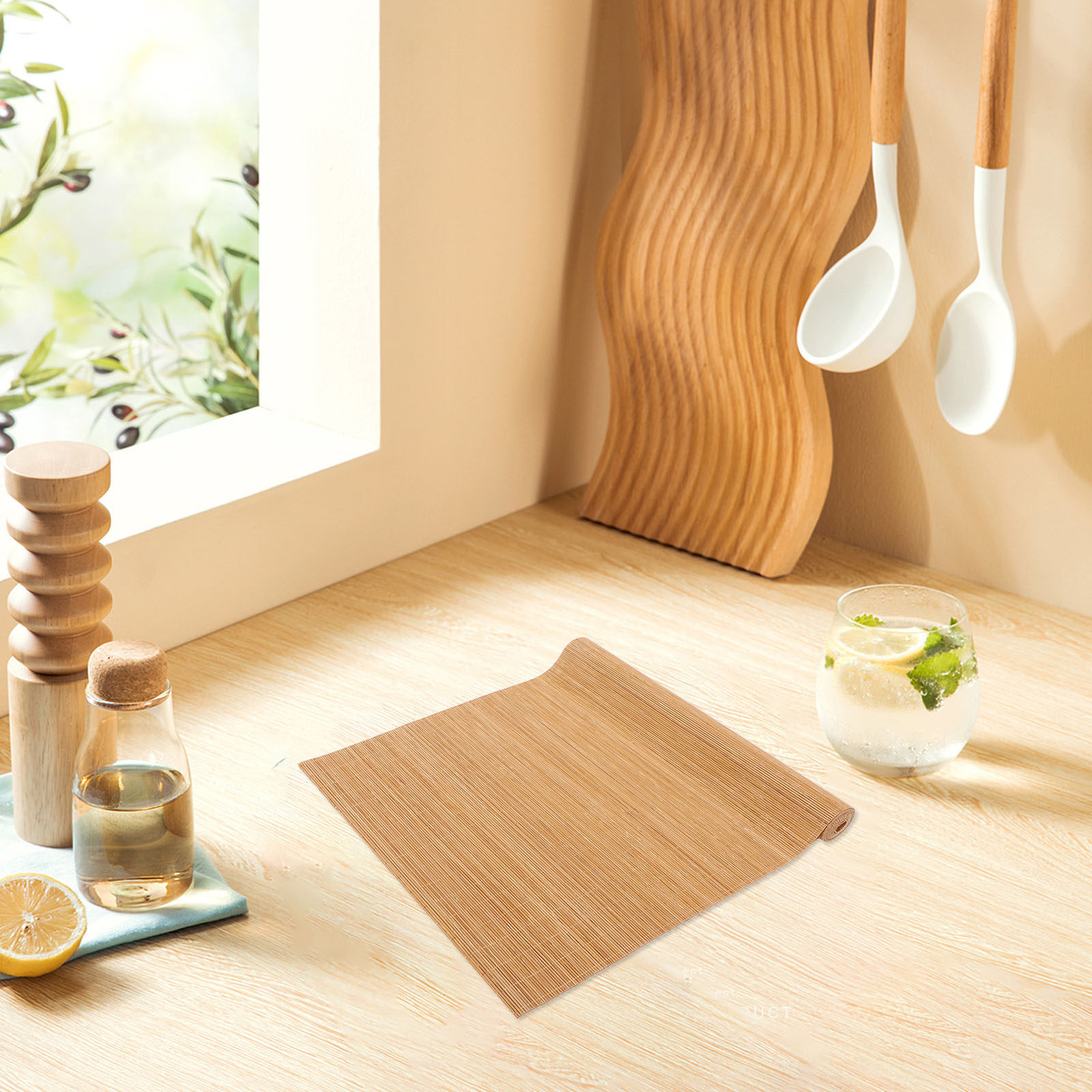 Alas Meja Makan Bambu Anyaman  - Sushi Mat Bamboo ulasan dan harga