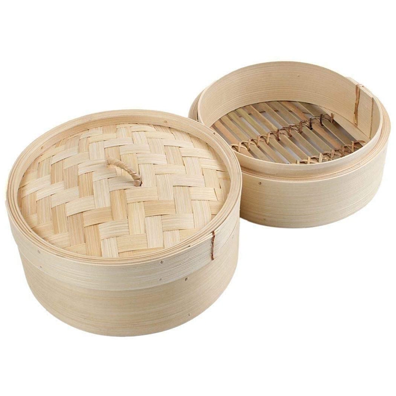 Steamer bambu 2 tingkat 8 inci - Steamer Bamboo Set ulasan dan harga