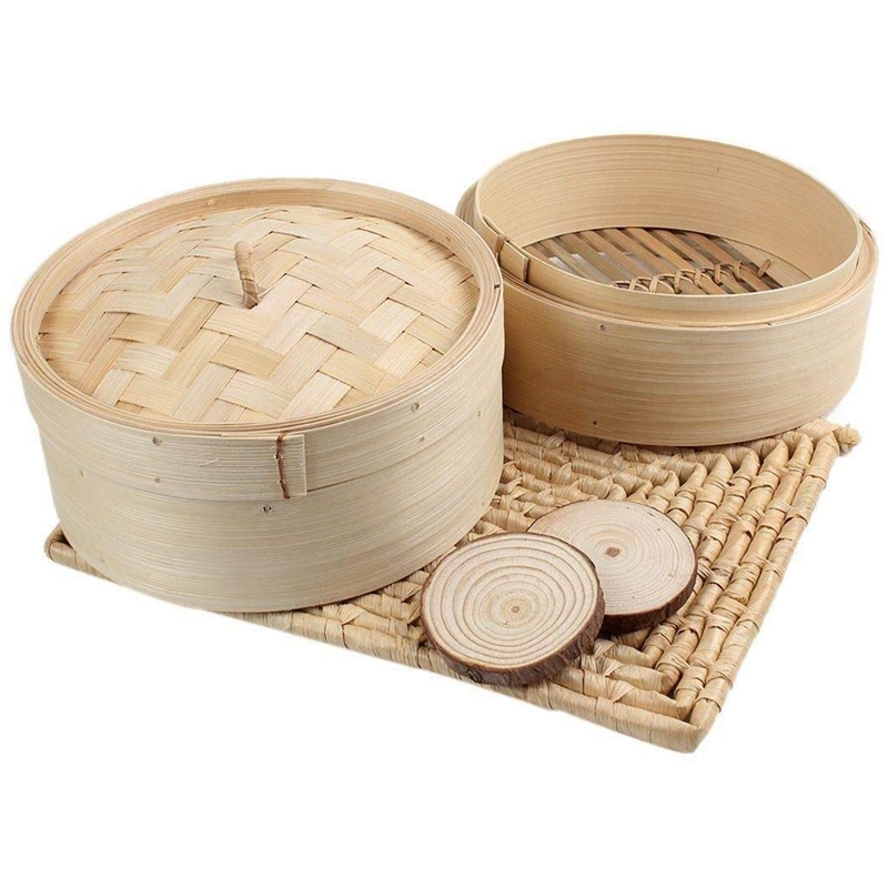 Steamer bambu 2 tingkat 8 inci - Steamer Bamboo Set ulasan dan harga