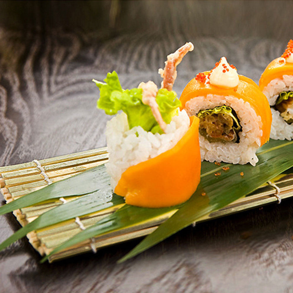 3Pcs Alas Pembuat Sushi Bambu, - Sushi Mat Bamboo ulasan dan harga