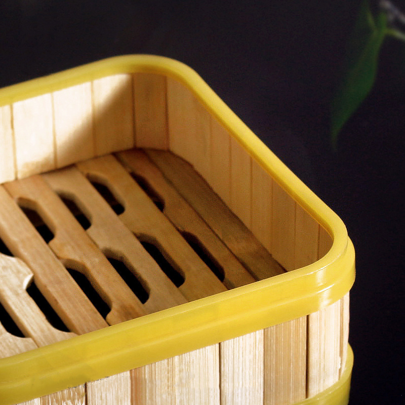 Keranjang kukus persegi bambu, - Steamer Bamboo Set ulasan dan harga
