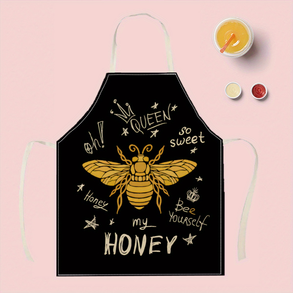 Celemek Madu Lebah Ratu, Linen - Home Cooking Queen ulasan dan harga