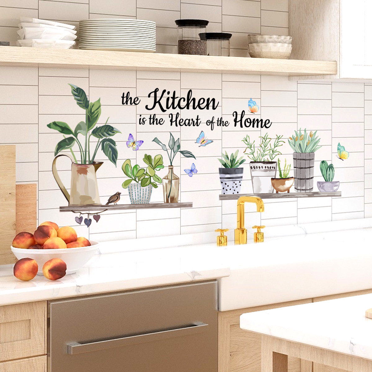 Stiker Dinding Kutipan Dapur B - Home Cooking Quotes ulasan dan harga