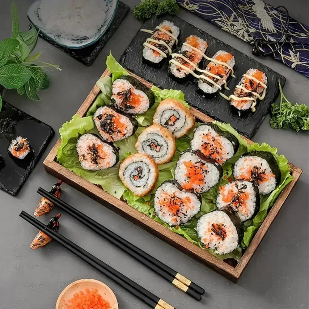 3 Buah/Set Pembuat Sushi Jepan - Sushi Mat Bamboo ulasan dan harga