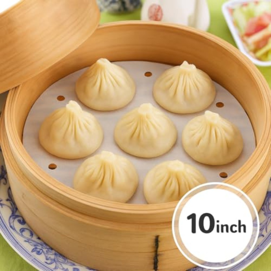 Kertas Roti Anti Lengket untuk - Steamer Bamboo Set ulasan dan harga