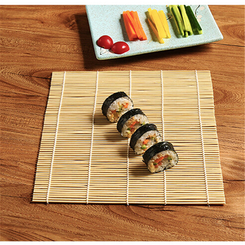 1 Buah Alat Pembuat Sushi dari - Sushi Mat Bamboo ulasan dan harga