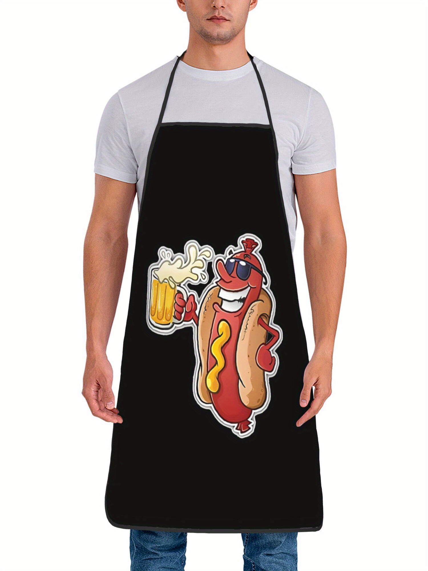 Celemek Cetak Pola Hot Dog, Ce - Home Cooking Dog Food ulasan dan harga
