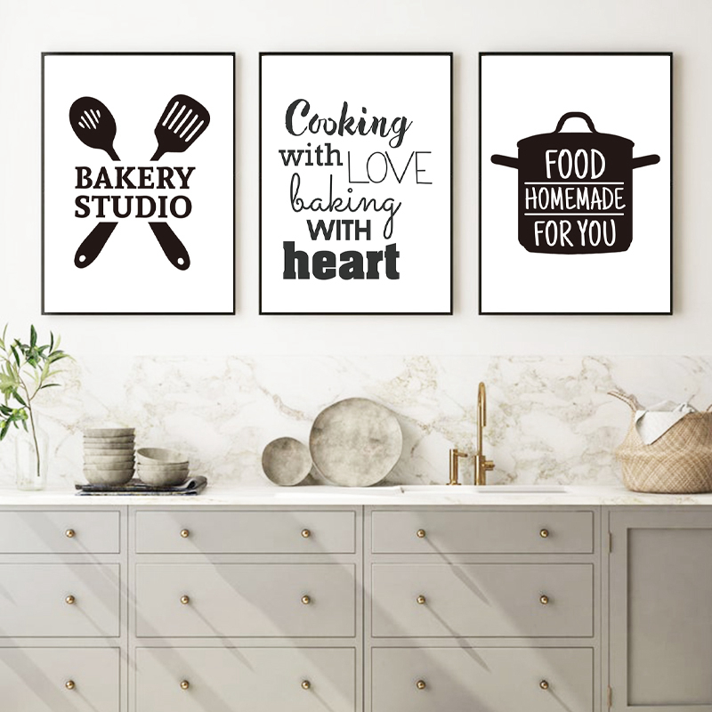 Seni Dinding dan Poster Kutipa - Home Cooking Quotes ulasan dan harga