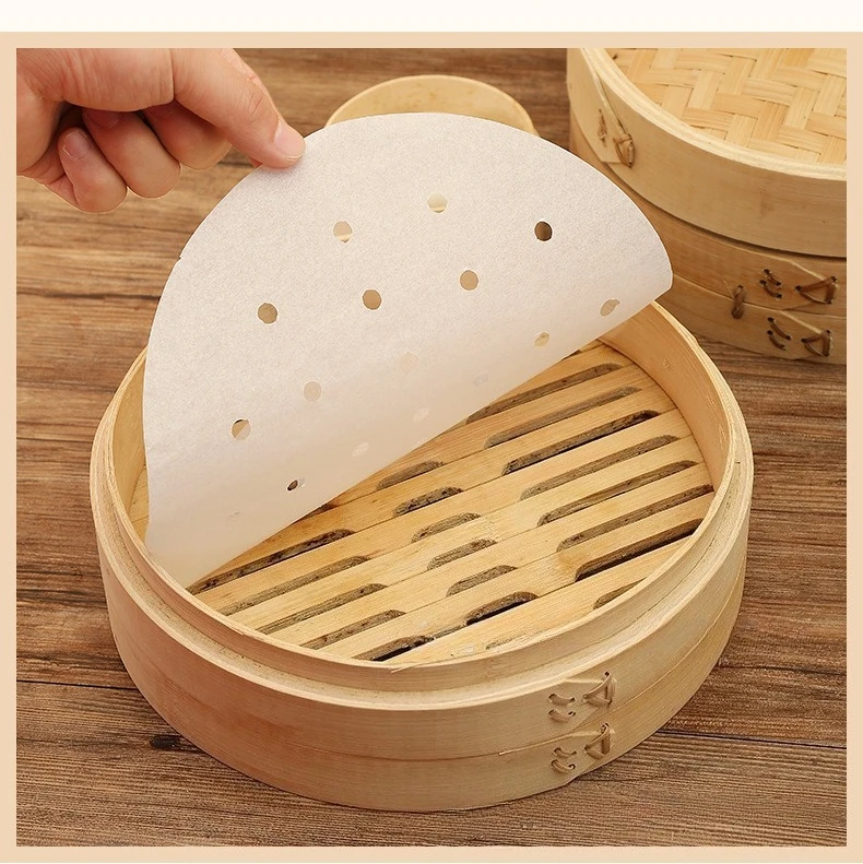 100Pcs Kertas Kukus Sekali Pak - Steamer Bamboo Set ulasan dan harga